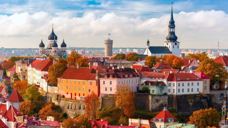 Baltic countries group travel by coach