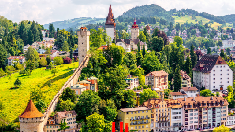Luxury coach travel Alpine region