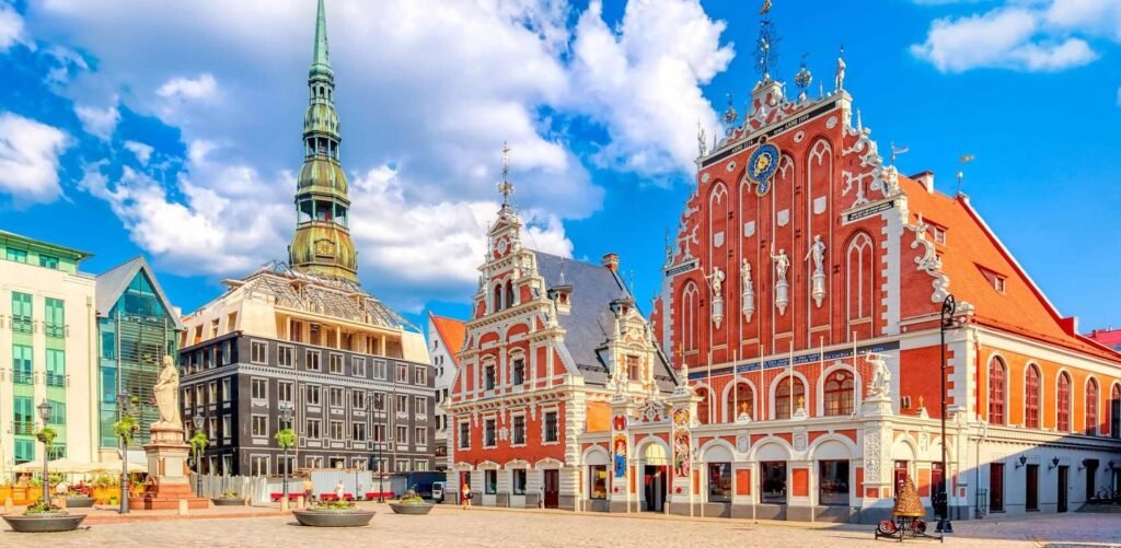 Baltic countries group travel by coach