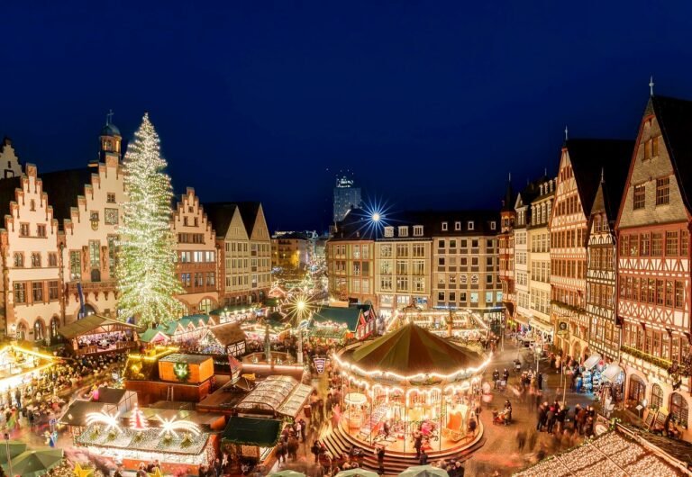 Luxury coach for European Christmas market tour