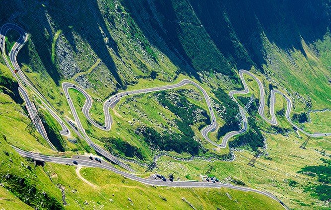 "European Mountain Road Coach Tour"