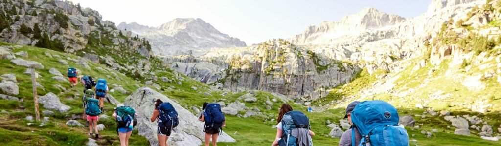 Mountain adventure group coach rental Pyrenees

