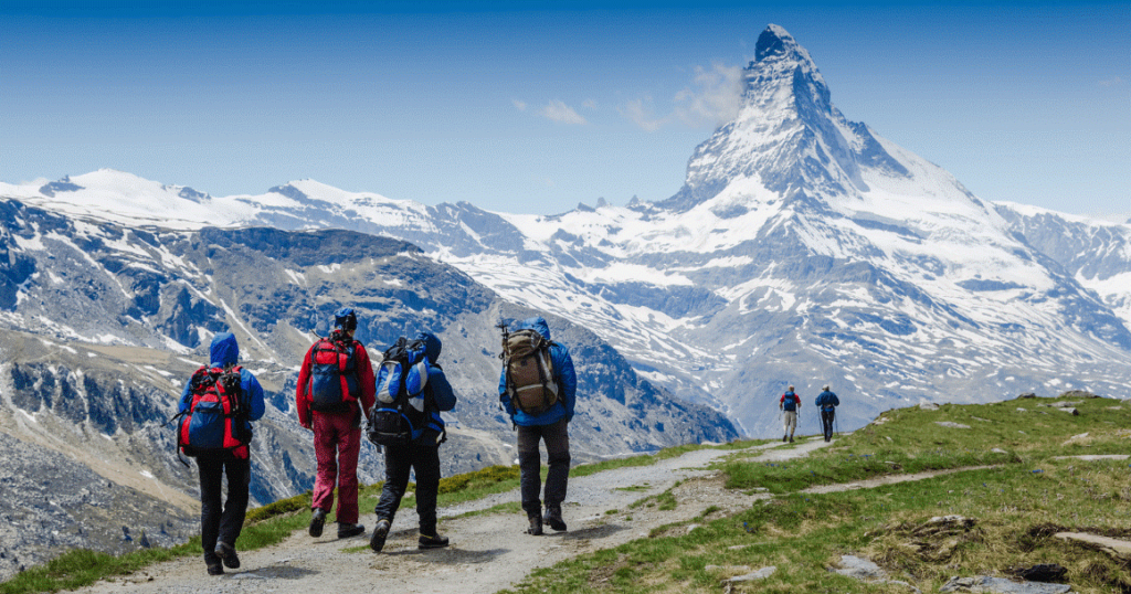 Guided Hiking Group Coach Hire Switzerland