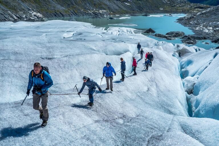 Snowshoe and Glacier Hike Group