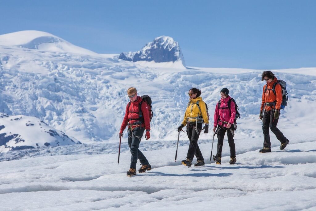 Snowshoe and Glacier Hike Group 