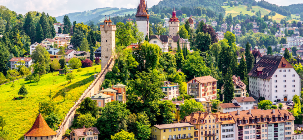 Luxury coach travel Alpine region